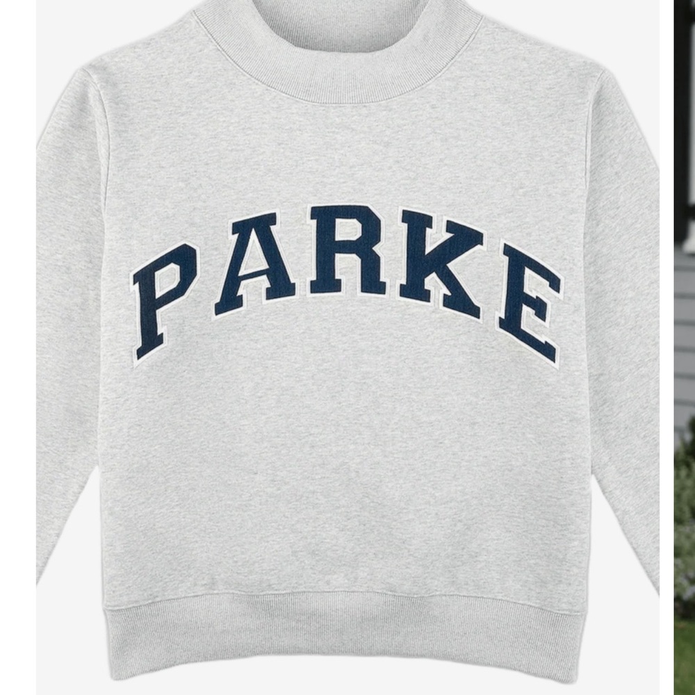 PARKE Gray Women's Mockneck